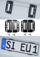 European Euro Eu Invisible License Number Plate Holder Mounting Frame Car New