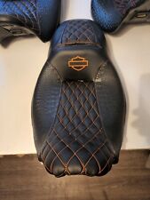 Street Glide Harley Touring Seat P52320-11 Orange Stitching 2008-19 Cover Only