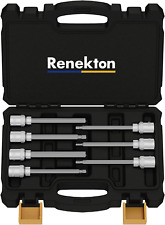 Renekton 38 Drive Extra Long Allen Hex Bit Socket Set Metric 3mm To 10mm S2