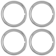 4 14 Stainless Steel Trim Rings Beauty Bands Edge Glamour Wheels Rims For Chevy