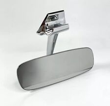 Chrome Interior Rear View Mirror W Bracket Arm For 1964-1966 Ford Mustang
