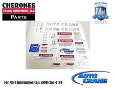 Auto Crane 320445000 Decal Kit For 3203prx