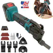 Brushless Cordless Oscillating Multi Tool 21v 6-speed With Accessories Battery