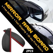Pair View Shielding Rain Shade Guard Flexible Rear View Mirror Board Accessories