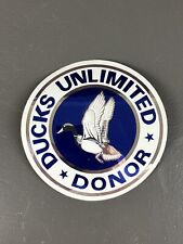 Vintage Ducks Unlimited Donor 5 Decal Sticker Sponsor