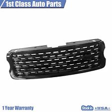 Front Black Grille Grill For 2013-2017 Land Rover Range Rover Gloss Lr052715