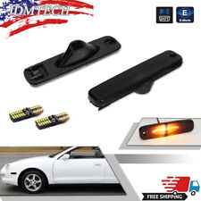 Jdm Style Smoked Amber Led Front Side Marker Lights For 1994-1999 Toyota Celica