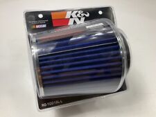 Kn Rg-1001bl-l 3 3.5 4 Inlet Round Tapered Universal Air Intake Cone Filter