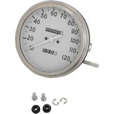 Drag Specialties 5 Mph Fl-style 11 Speedometer 36-40 White Face 70842m-bx33