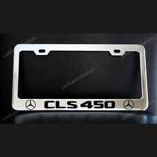 Mercedes-benz Cls450 License Plate Frame Custom Made Of Chrome Plated Metal