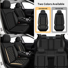 Car Front Rear Seat Cover Faux Leather Full Set Pad For Ford Ranger 2019-2024