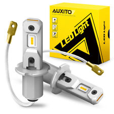 Auxito H3 Fog Light Bulbs 3000k Yellow Golden Led Conversion Kit Bright Gf Eoe