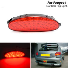 1pc Red Led Rear Bumper Fog Light Running Lamp For Peugeot 206 Gti 206cc 206sw