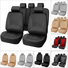 For Honda Car Seat Covers Full Set Pu Leather 25-seats Front Rear Protectors