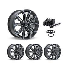 Wheel Rims Set With Black Lug Nuts Kit For 18-24 Gmc Terrain P869404 17 Inch