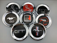 Chrome Black Decklid Emblem 5.9 Round Trunk Badge For Mustang Shelby Gt500