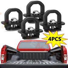 4pcs Truck Bed Tie Downs Pickup Anchors Side Wall Hook Rings For Gmc Chevy Car