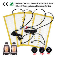 Universal Car Seat Heater Kit Fit 2 Seats Car Seat Heating Pad Hi-lo Switch 12v