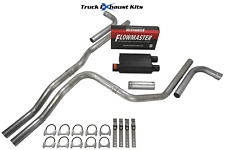 Chevy Suburban 2007-2014 2.5 Dual Exhaust Kit Side Exit Flowmaster Super 44