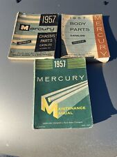 Vintage Mercury Chassisbodymaintenance Manuals Oem 1957