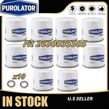Engine Oil Filters Washers 10pack For Hyundai Kia Oem Quality 2630035505