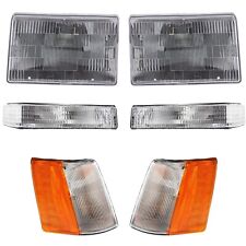 Headlight Kit For 1997-1998 Jeep Grand Cherokee With Corner Light Lh And Rh