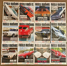 Lot Of 12 2021 Hemmings Muscle Machines Magazine-complete Year Mopar Chevy Ford