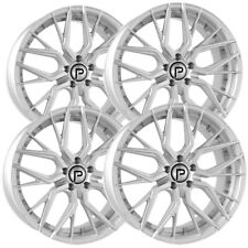 Set Of 4 Pinnacle P312 Zenith 20x8.5 5x4.5 35mm Silver Wheels Rims 20 Inch