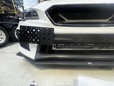 Bumper Tow Hook License Plate Mount Bracket For Subaru Wrx Wrx Sti 2015-2021