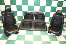 15 Mustang Gt Coupe 50th Ann Black Leather Oem Power Heat Cool Buckets Backseat