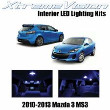 Xtremevision Interior Led For Mazda 3 Ms3 Sedan Hatch 10-13 7 Pcs Blue
