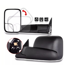 Pair Tow Mirrors For 1994-2001 Dodge Ram 1500 2500 3500 Manual Flip Up