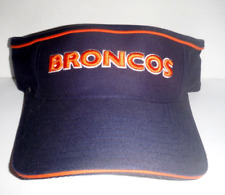 Nwt Vintage Denver Broncos Vintage Visor Hat Cap Adjustable Nfl Navy Blue