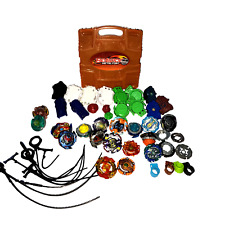 Big Lot Of Beyblade With Ripcords Storage Launchers Accessories Mixed Set
