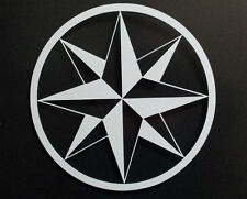 Nautical Star Vinyl Decal Sticker 8 5 12 3 On The Longest Side