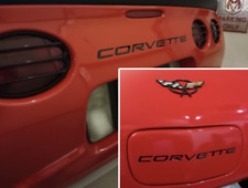 Gloss Black 116 Raised Letters For C5 Corvette 97-2004 Front Rear Us Made