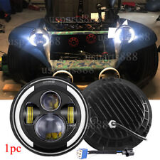 Fit Volkswagen Dune Buggy 7 Round Led Headlight Halo Drl Hilo Beam Turn Signal