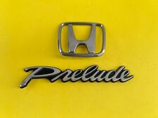 92 93 94 95 96 Honda Prelude Chrome Trunk Rear Emblem Logo Badge Genuine Oem