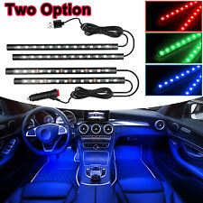 2x For Toyota Car Interior Floor Decorative Atmosphere Lights Strip 24 Led Lamp