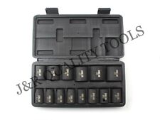 12 Dr Drive Metric Black Impact Socket Wrench Tool Set For Air Impact Wrench