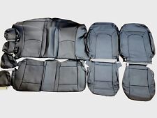For 2012 - 2015 Nissan Versa Sedan 1.6s 1.8 S Sv Katzkin Leather Seat Covers