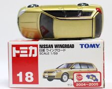 Tomica Nissan Wingroad Box 018 New Car Seals