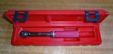 Mac Tools Micro-adjust Torque Wrench W Snap Latch Case 14 Dr Tw450 5-50 In. Lbs