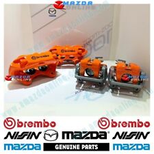 Complete Racing Orange Brembo Four Piston Brake Caliper Mazda Genuine Set Miata