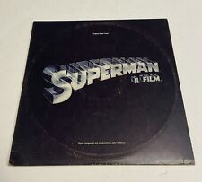 Rare Superman Movie Soundtrack Vinyl Album Lp Record Italian Import W 66084
