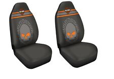 Gift Idea For Fans Harley Davidson Gray Car Seat Covers