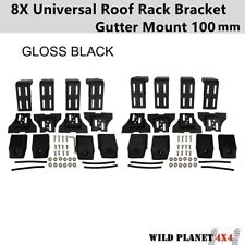 Roof Rack Brackets Universal 100mm 8 Pair Rain Gutter Mounts Gu Patrol Landcruis