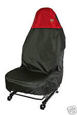 Universal Sport Carvan Pull Over Waterproof Protective Seat Cover Black Red