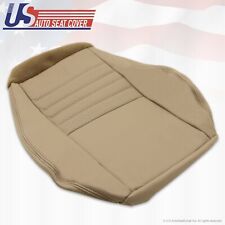 1999 To 2004 Ford Mustang Gt Coupe Driver Bottom Leather Seat Cover Tan