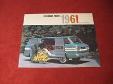 1961 Chevrolet Corvair Van Sales Catalog -original